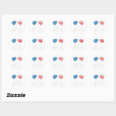 Alle Amerikaanse Bruh Matching Family Patriotic 4e Ronde Sticker (Vel)