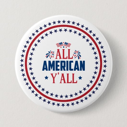 Alle Amerikaanse Button Pin (Voorkant)