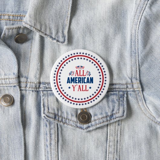 Alle Amerikaanse Button Pin (In situ)