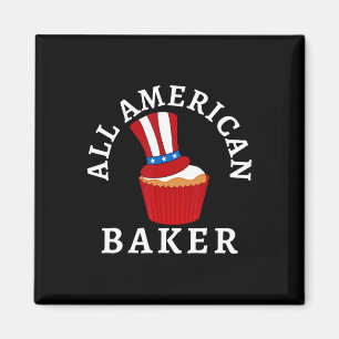 Alle Amerikaanse Byker Patriotic 4th of July Veren Magneet