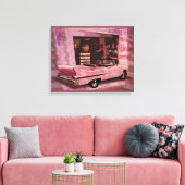 Alle Amerikaanse Collage van 50 jaar Canvas Afdruk (Insitu (Woonkamer))