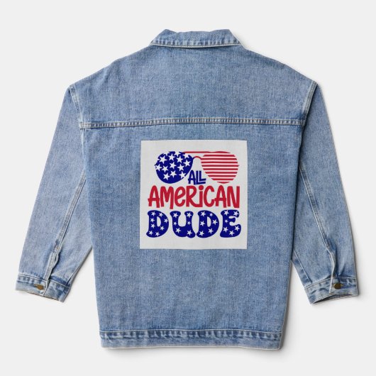 Alle Amerikaanse Dude-32286 Denim Jacket (Achterkant)