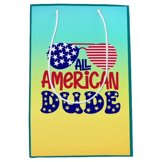 Alle Amerikaanse Dude-32286 Medium Cadeauzakje (Voorkant)