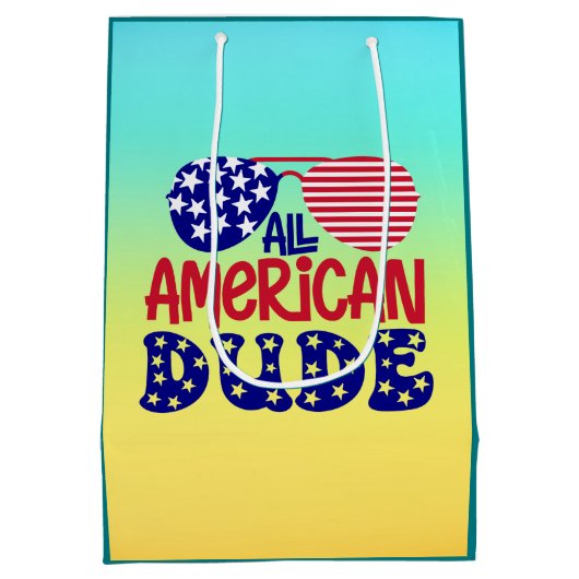 Alle Amerikaanse Dude-32286 Medium Cadeauzakje (Achterkant)