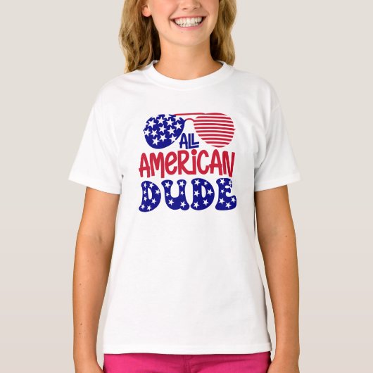 Alle Amerikaanse Dude-32286 T-shirt (Voorkant)