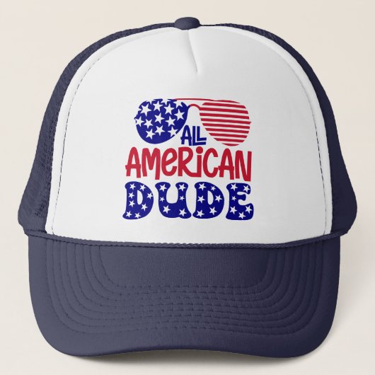 Alle Amerikaanse Dude-32286 Trucker Pet (Voorkant)