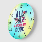 Alle Amerikaanse Dude-96993 Grote Klok (Hoek)