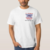 Alle Amerikaanse hamburgerdrive in T-Shirt (Voorkant)