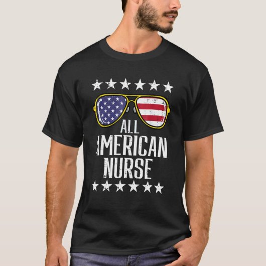 Alle Amerikaanse herdenkingsdag van de urse scrub T-shirt (Voorkant)