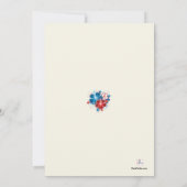 Alle Amerikaanse Hibiscus uitnodiging (Achterkant)