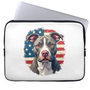 ALLE AMERIKAANSE HOND-liefhebbers pit bull (1) Laptop Sleeve