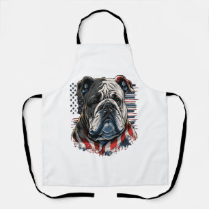 ALLE AMERIKAANSE HONDENliefhebbers engels bulldog Schort