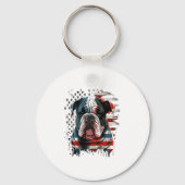 ALLE AMERIKAANSE HONDENliefhebbers engels bulldog Sleutelhanger (Voorkant)