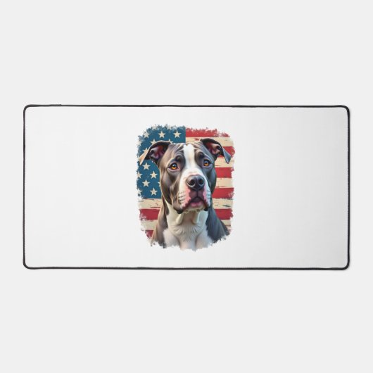 Alle Amerikaanse hondenliefhebbers pitbull (2) Bureaumat (Voorkant)
