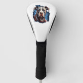 ALLE AMERIKAANSE HONDENliefhebbers pitbull Golfheadcover (Voorkant)