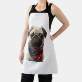 ALLE AMERIKAANSE HONDENliefhebbers Pug 2 Schort (Insitu)