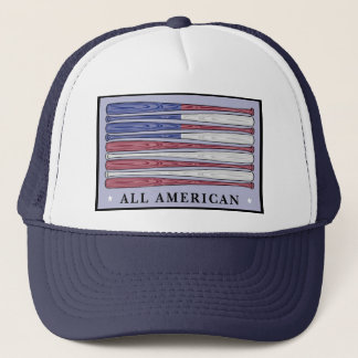 Alle Amerikaanse honkbalvleermuizen vlagpatriottis Trucker Pet
