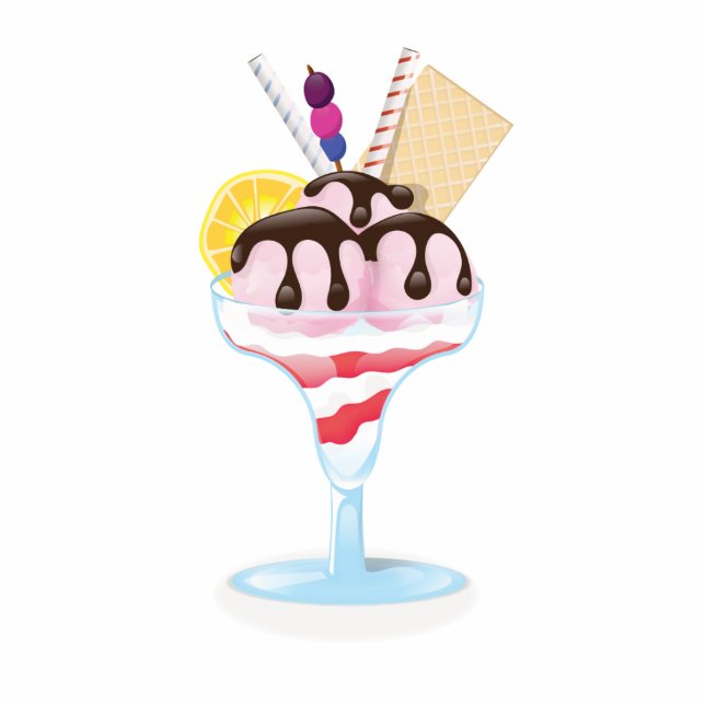  Alle Amerikaanse ijsjes Staand Fotobeeldje (Voorkant)