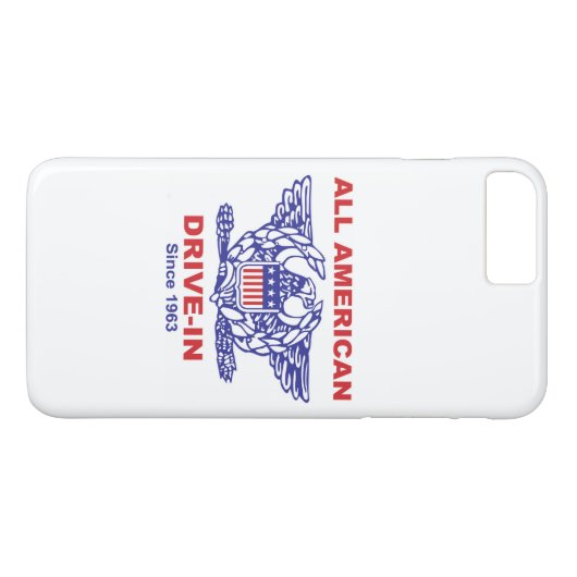 Alle Amerikaanse iPhone Case - Phone 8 Plus/7 Plus (Achterkant (Horizontaal))