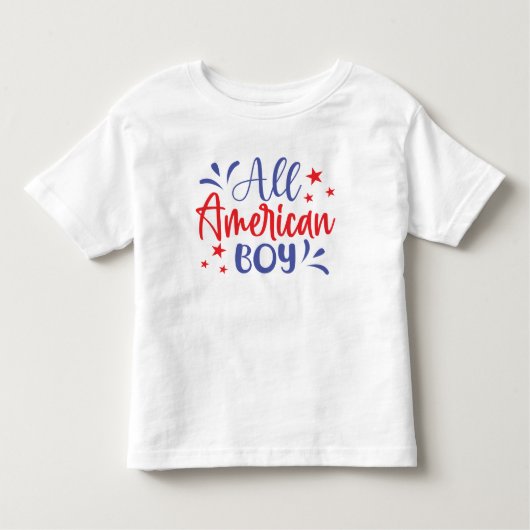 Alle Amerikaanse jongen Kinder Shirts (Voorkant)