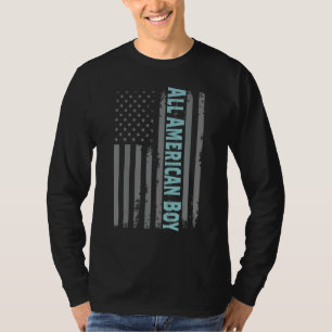 Alle Amerikaanse jongen op 4 juli  Amerikaans Amer T-shirt