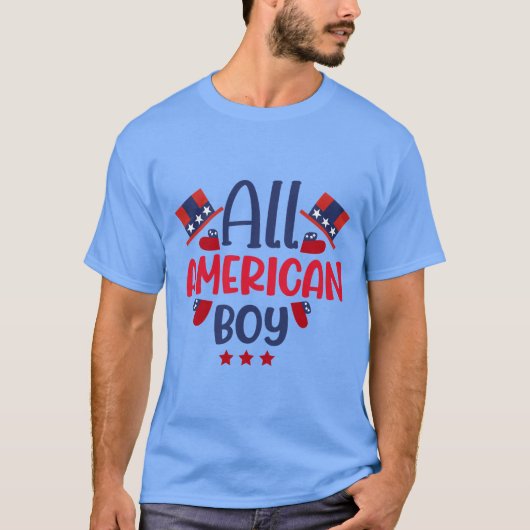 Alle Amerikaanse jongen T-shirt (Voorkant)