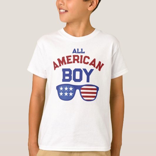 Alle Amerikaanse jongen T-shirt (Voorkant)