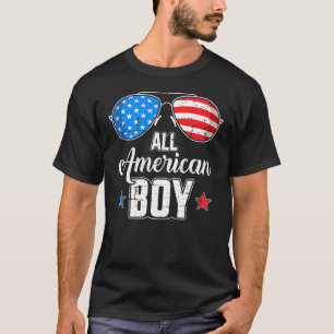 Alle Amerikaanse jongens hebben een zonnescherm vo T-shirt