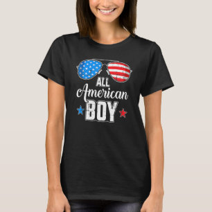 Alle Amerikaanse jongens hebben een zonnescherm vo T-shirt