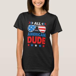 Alle Amerikaanse Kerel 4 juli Zonnebrillen Kinder T-shirt