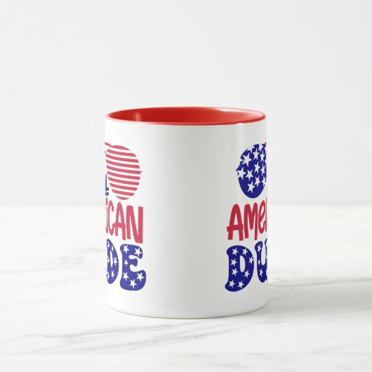 Alle Amerikaanse kerel Mok (Midden)