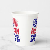 Alle Amerikaanse kerel Papieren Bekers (Rechts)