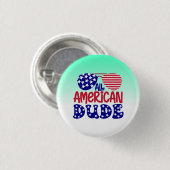 Alle Amerikaanse kerel Ronde Button 3,2 Cm (Voorkant /achterkant)
