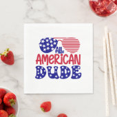 Alle Amerikaanse kerel Servet (Insitu)