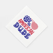 Alle Amerikaanse kerel Servet (Hoek)