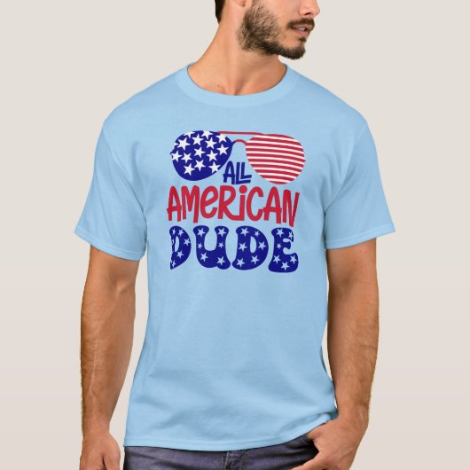 Alle Amerikaanse kerel T-shirt (Voorkant)