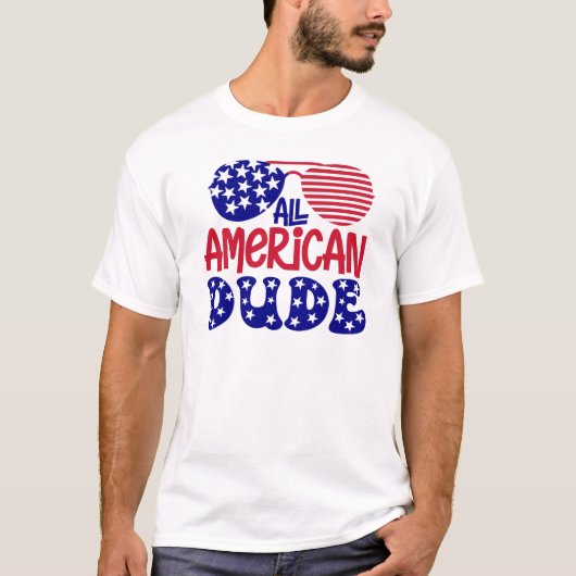 Alle Amerikaanse kerel T-shirt (Voorkant)