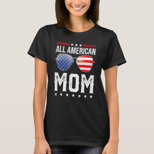 Alle Amerikaanse mam die familie vierde van jul. T-shirt