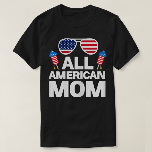 Alle Amerikaanse mam-mam T-shirt (Design voorkant)