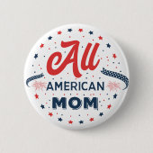 Alle Amerikaanse mam Ronde Button 5,7 Cm (Voorkant)