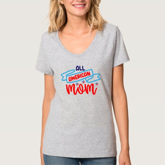 Alle Amerikaanse mam T-Shirt (Voorkant)