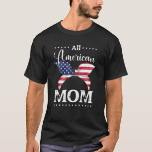 Alle Amerikaanse mam USA op 4 juli Familie Matchin T-shirt
