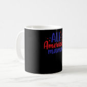 Alle Amerikaanse mama Koffiemok (Voorkant links)