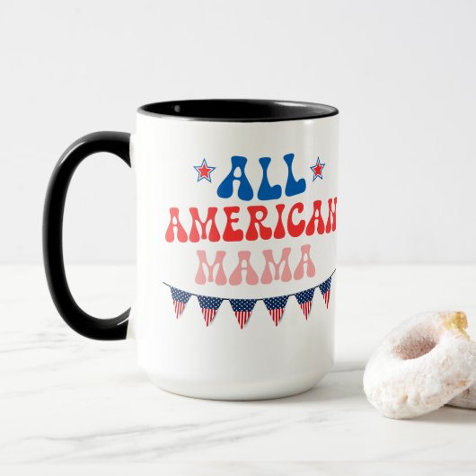 Alle Amerikaanse MaMa Mok (Met donut)
