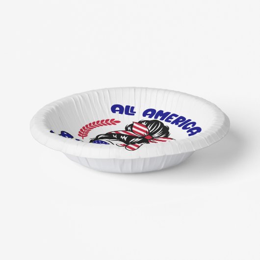 Alle Amerikaanse mama Papieren Kommen (Gebogen)