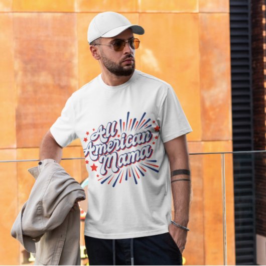 Alle Amerikaanse mama T-shirt