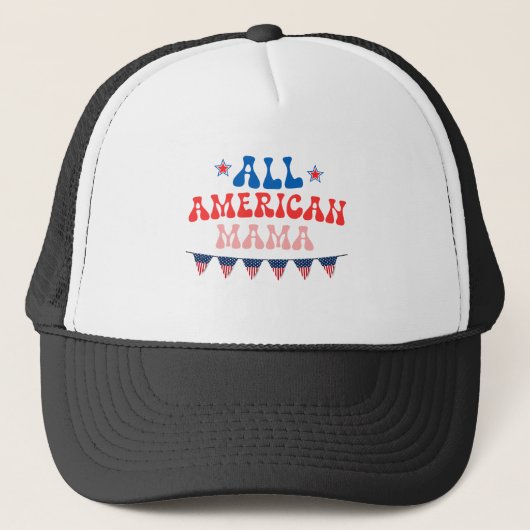 Alle Amerikaanse MaMa Trucker Pet (Voorkant)