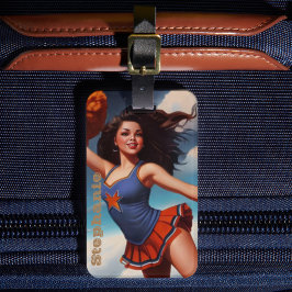 Alle Amerikaanse Meisje Cheer Rugzak Bagagelabel