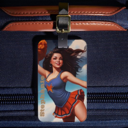 Alle Amerikaanse Meisje Cheer Rugzak Bagagelabel