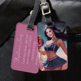 Alle Amerikaanse Meisje Cheer Rugzak Bagagelabel